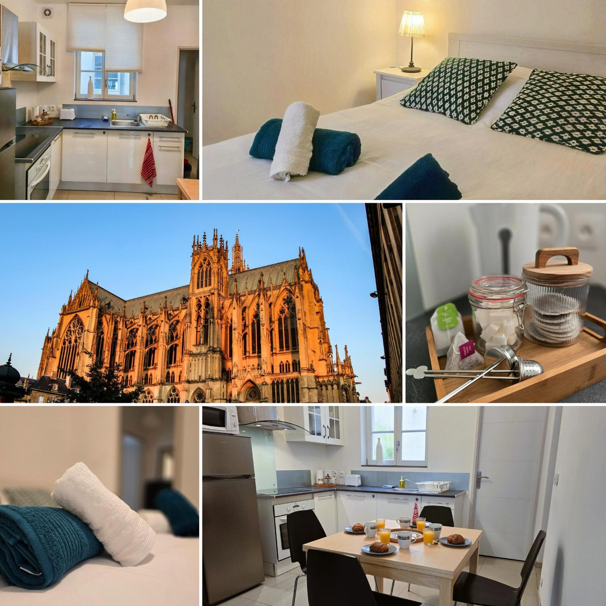 Ferienwohnung Le Cinq Metz Exterior foto