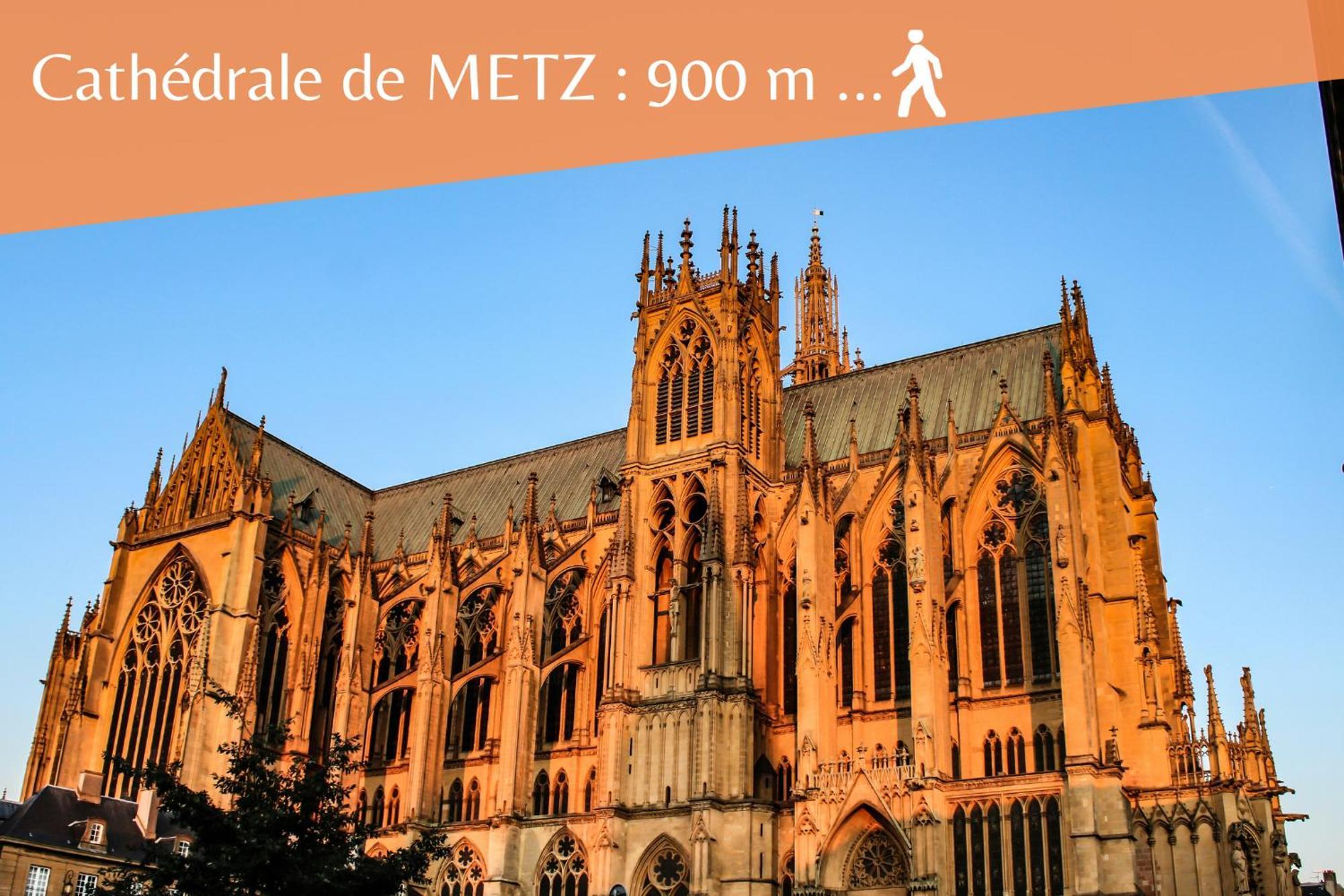 Ferienwohnung Le Cinq Metz Exterior foto